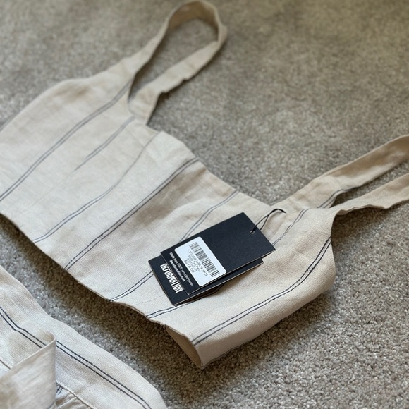 Reformation Linen Molto Two Piece Size XS NWT Positano - Picture 12 of 13